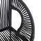 Armen Living Acapulco 26" Indoor Outdoor Steel Bar Stool with Black Rope LCACBABL26 - alternate 2